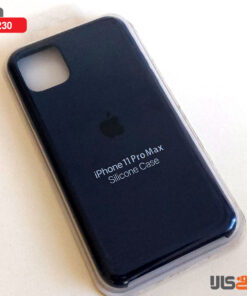 کاور سیلیکونی برای گوشی موبایل اپل مدل iphone11 pro Max (آبی نفتی تیره)