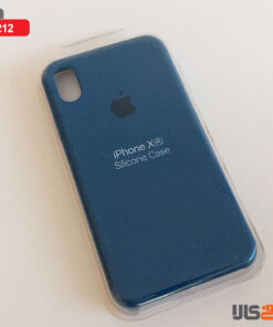 کاور سیلیکونی برای گوشی موبایل اپل مدل iphone X (R) (آبی نفتی)