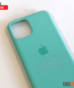 کاور سیلیکونی برای گوشی موبایل اپل مدل iphone 11 pro (سبز آبی)