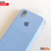 کاور سیلیکونی برای گوشی موبایل اپل مدل iphone X (s) (آبی آسمانی)