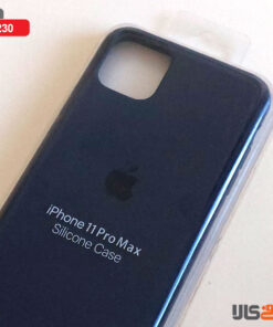 کاور سیلیکونی برای گوشی موبایل اپل مدل iphone11 pro Max (آبی نفتی تیره)