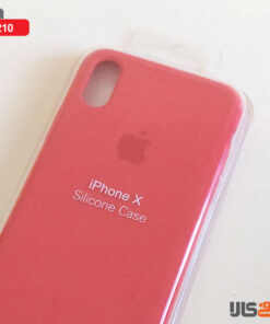 کاور سیلیکونی برای گوشی موبایل اپل مدل iphone X (سرخ آبی)