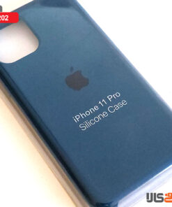 کاور سیلیکونی برای گوشی موبایل اپل مدل iphone 11 pro (سرمه ایی)