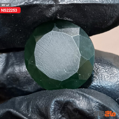 نگین طبیعی ذغال دار معدنی برزیلی ( الماس تراش ) پاک و زلال تراش زیبا وزن 3.5 گرم سایز 19.5*18.5*7.5 میلیمتر مافی کالا mafikala.com انگشترمافی گالری مافی