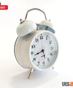 ساعت شماطه دار (رنگ سفید)