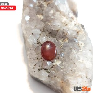 عقیق طبیعی زلال آبدار سرخ