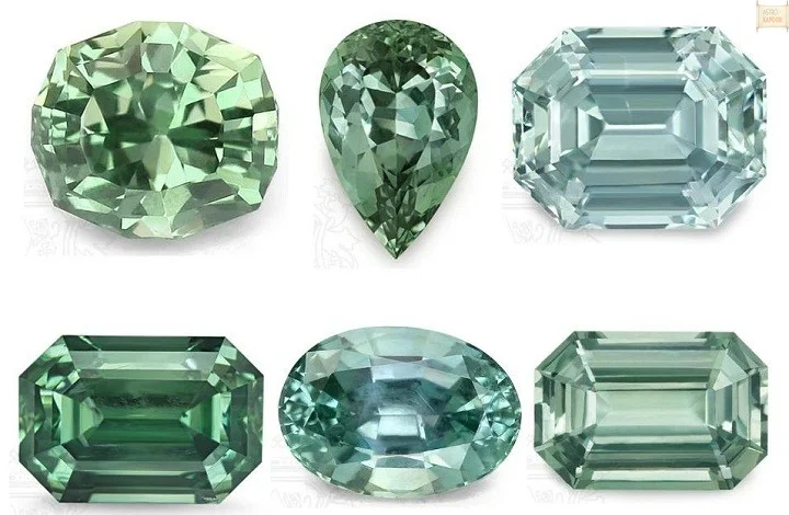 Green sapphire